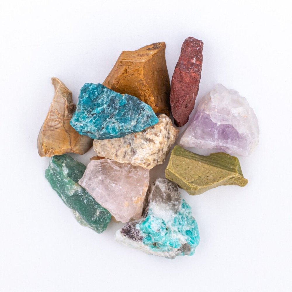 50g Small Crafters Collection Rough Mix Gem Crystals Natural Jewelry Making
